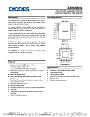 ZXBM2004 datasheet pdf Diodes