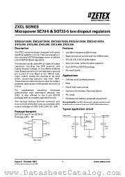 ZXCL5213V25 datasheet pdf Diodes