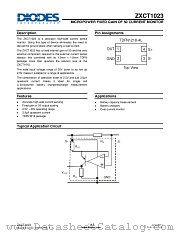 ZXCT1023DFGTA datasheet pdf Diodes