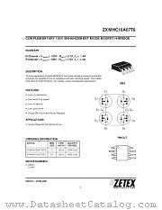 ZXMHC10A07T8TA datasheet pdf Diodes