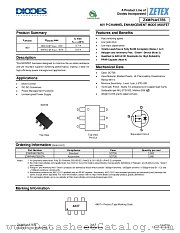 ZXMP4A57E6 datasheet pdf Diodes