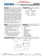 ZXSC100 datasheet pdf Diodes
