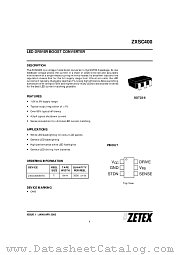 ZXSC400 datasheet pdf Diodes