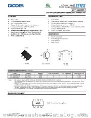 ZXT13N50DE6 datasheet pdf Diodes