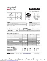 IRF7811AVPBF-1 datasheet pdf International Rectifier