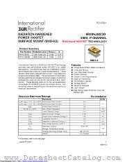 IRHNJ9230 datasheet pdf International Rectifier