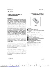 AHP27005S datasheet pdf International Rectifier