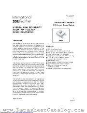 5962-04249 datasheet pdf International Rectifier