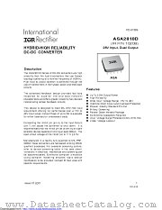 ASA2810D datasheet pdf International Rectifier