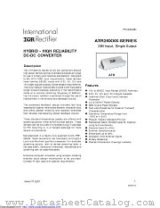 5962-94624 datasheet pdf International Rectifier