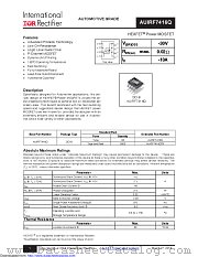 AUIRF7416QTR datasheet pdf International Rectifier