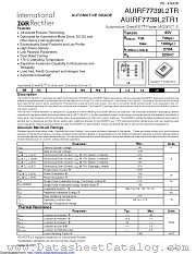 AUIRF7739L2 datasheet pdf International Rectifier