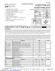 AUIRF7759L2 datasheet pdf International Rectifier