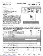AUIRFP4004 datasheet pdf International Rectifier