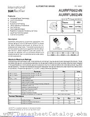 AUIRFR9024N datasheet pdf International Rectifier