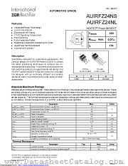 AUIRFZ24NS datasheet pdf International Rectifier