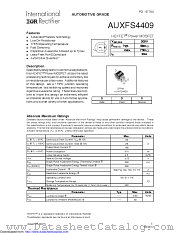 AUXFS4409 datasheet pdf International Rectifier