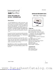HMA423R409T datasheet pdf International Rectifier