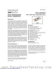 HTA20005S datasheet pdf International Rectifier