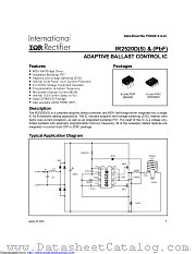 IR2520DSPBF datasheet pdf International Rectifier