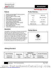 IR25606STRPBF datasheet pdf International Rectifier