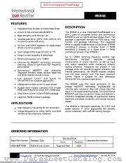 IR3548MTRPBF datasheet pdf International Rectifier