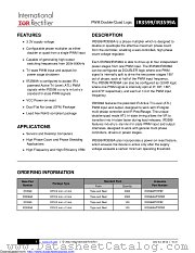 IR3599A datasheet pdf International Rectifier