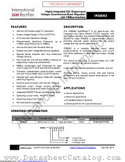 IR38063M datasheet pdf International Rectifier