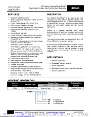 IR3846M datasheet pdf International Rectifier