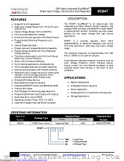 IR3847M datasheet pdf International Rectifier
