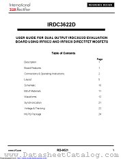 IRDC3622D datasheet pdf International Rectifier