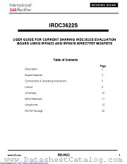 IRDC3622S datasheet pdf International Rectifier