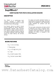 IRDC3812 datasheet pdf International Rectifier