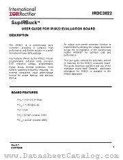 IRDC3822 datasheet pdf International Rectifier
