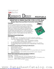 IRDCIP1201-A datasheet pdf International Rectifier