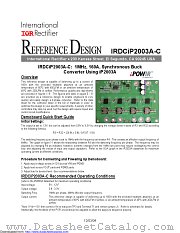 IRDCIP2003A-C datasheet pdf International Rectifier