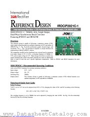 IRDCIP2021C-1 datasheet pdf International Rectifier