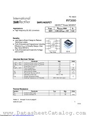 PB-IRF3000 datasheet pdf International Rectifier