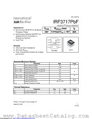 IRF3717TRPBF datasheet pdf International Rectifier