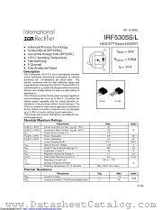 PB-IRF5305S datasheet pdf International Rectifier