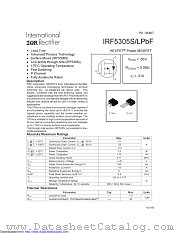 IRF5305SPBF datasheet pdf International Rectifier