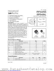 PB-IRF540NL datasheet pdf International Rectifier
