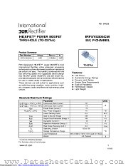 IRF5Y5305CMSCS datasheet pdf International Rectifier