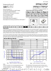 IRF6611TR1PBF datasheet pdf International Rectifier