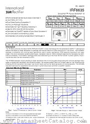PB-IRF6635 datasheet pdf International Rectifier
