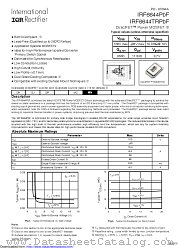 IRF6644TR1PBF datasheet pdf International Rectifier