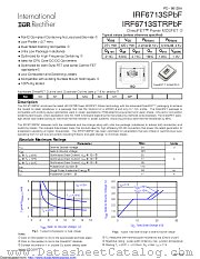 IRF6713S datasheet pdf International Rectifier