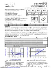 IRF6797M datasheet pdf International Rectifier