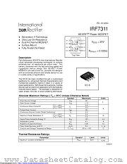 PB-IRF7311 datasheet pdf International Rectifier