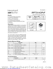 IRF7314QPBF datasheet pdf International Rectifier